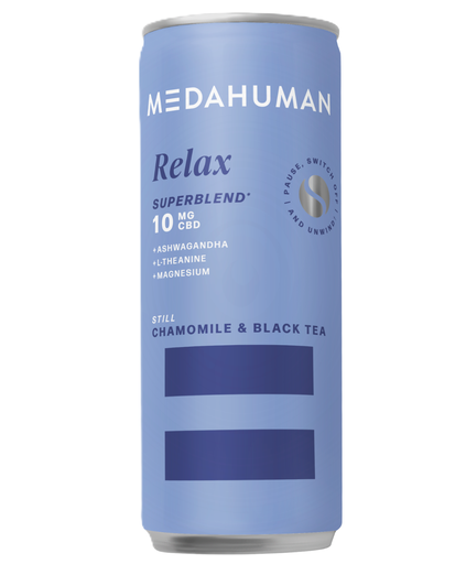 [13038] Medahuman Superblends CBD Drinks - Relax 20mg X 12 X 250ml