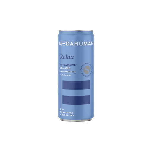 [13038] Medahuman Superblends CBD Drinks - Relax 20mg X 12 X 250ml