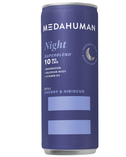 [13040] Medahuman Superblends CBD Drinks - Night 10mg X 12 X 250ml