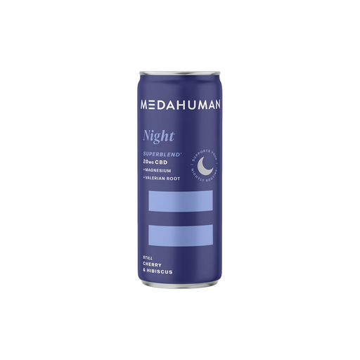 [13040] Medahuman Superblends CBD Drinks - Night 20mg X 12 X 250ml