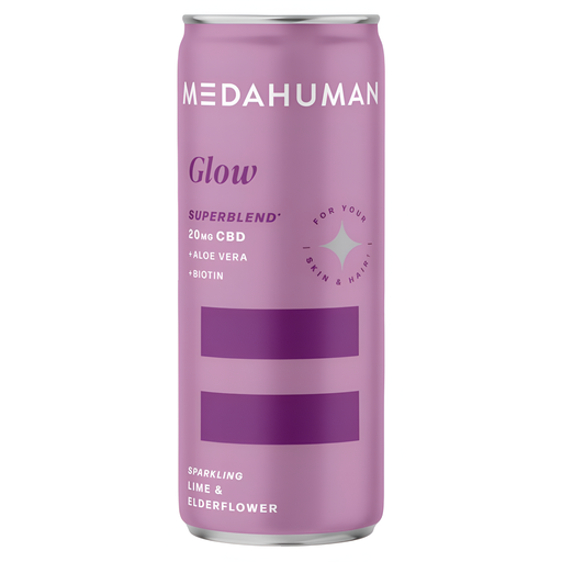 [13409] Medahuman Superblends CBD Drinks - Glow 20mg X 12 X 250ml