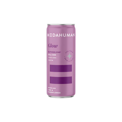 [13409] Medahuman Superblends CBD Drinks - Glow 20mg X 12 X 250ml