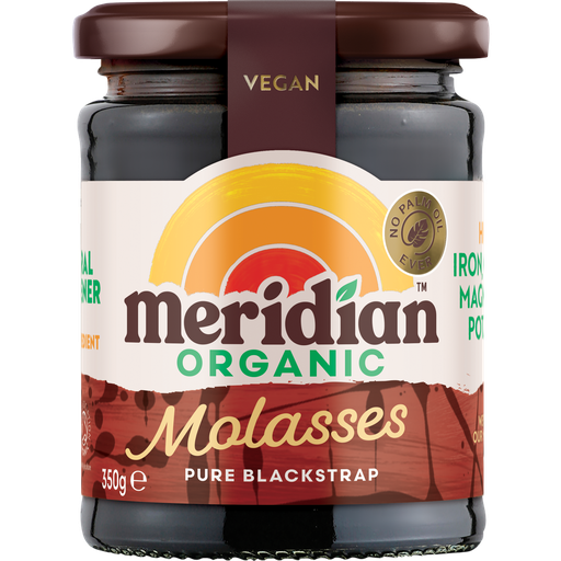 [12971] Meridian Organic Molasses - SMALL Pure Blackstrap X 6 X 350g