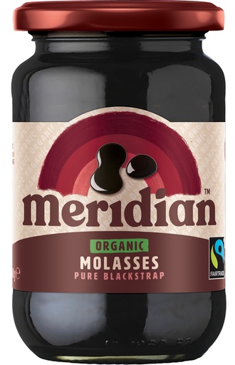[12972] Meridian Organic Molasses - LARGE Pure Blackstrap X 6 X 600g
