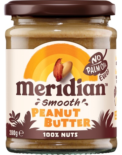 [12939] [15% OFF] Meridian Peanut Butter - SMALL Smooth 100% X 6 X 280g