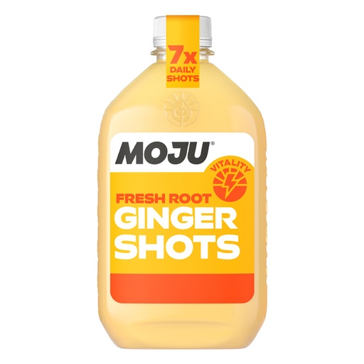 [11751] MOJU Health Shots - LARGE Ginger Vitality Bottle X 8 X 420ml