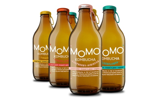 [10705] MOMO Organic Kombucha - Mixed X 12 X 330ml
