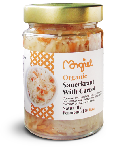 [11184] Morgiel CHILLED - Organic Raw Sauerkraut With Carrot X 6 X 300g