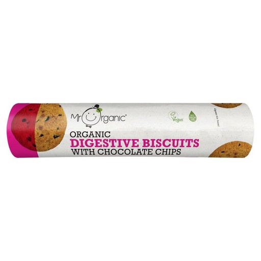 [10969] Mr Organic Biscuits - Chocolate Chip Digestive 250g