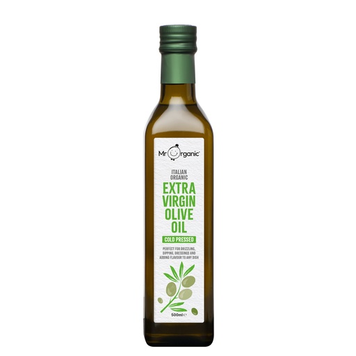 [5941] Mr Organic Oil - Extra Virgin Italian Olive X 6 X 500ml