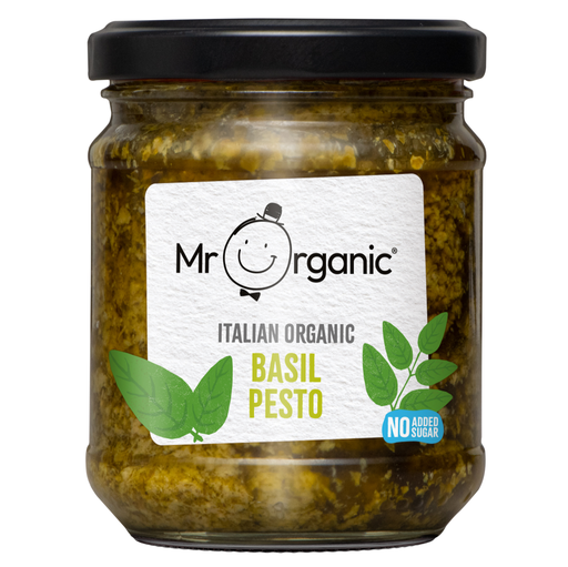 [4948] Mr Organic Pesto - Green Basil X 6 X 190g