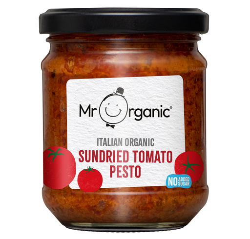 [4949] Mr Organic Pesto - Red Sun Dried Tomato X 6 X 190g