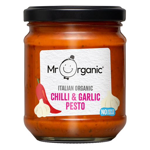 [5306] Mr Organic Pesto - Chilli Garlic X 6 X 190g