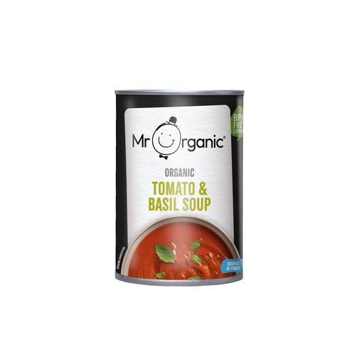 [12776] Mr Organic Soup - Tomato and Basil X 6 X 400g
