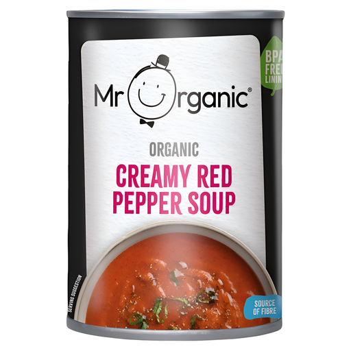 [13852] Mr Organic Soup - Creamy Red Pepper X 6 X 400g
