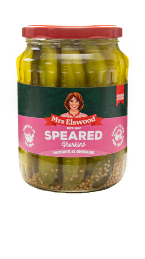 [12505] Mrs Elswood Gherkins - Speared X 6 X 670g