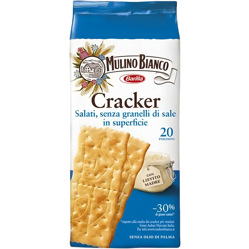 [8348] Mulino Bianco Italian Crackers - Unsalted X 9 X 500g