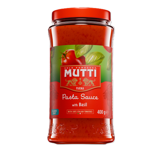 [13198] [20% OFF] Mutti Pasta Sauce - JAR Tomato Basil X 6 X 400g
