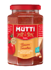 [13200] Mutti Pasta Sauce - JAR Parmigiano Reggiano X 6 X 400g
