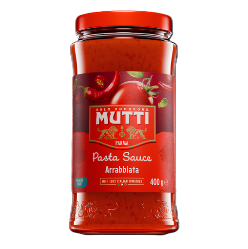 [13201] [20% OFF] Mutti Pasta Sauce - JAR Arrabbiata X 6 X 400g