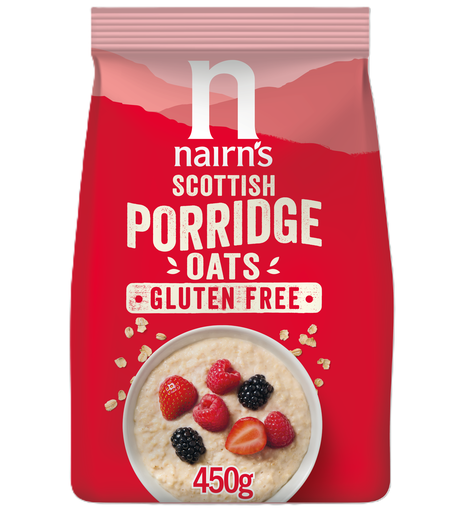 [5815] Nairns Gluten Free Cereals - Real Porridge Oats N9528 X 5 X 450g