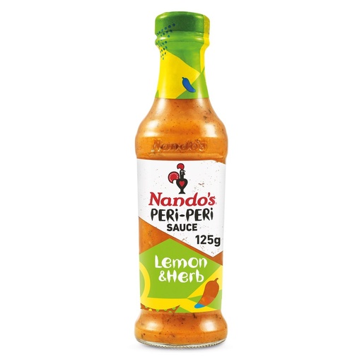 [11085] Nandos Sauces - Lemon & Herb Peri Peri Sauce X 6 X 125g