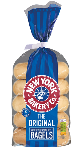 [13462] New York Bakery Bagels - Original Plain 425g