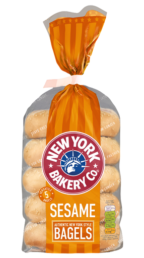 [13463] New York Bakery Bagels - Sesame 425g