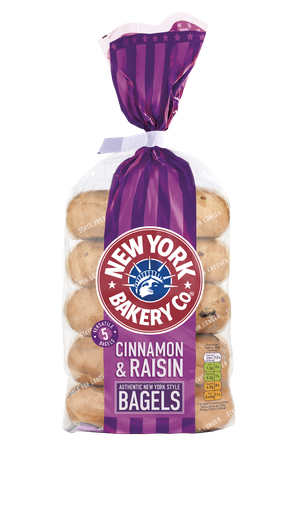 [13464] New York Bakery Bagels - Cinnamon and Raisin 425g
