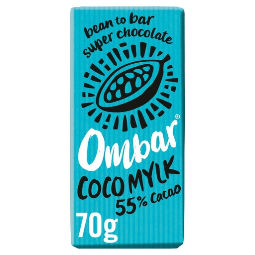 [11496] Ombar Organic Vegan Chocolate - Coco Mylk X 10 X 70g