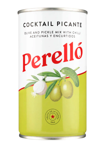 [12605] Perello Olives - SMALL Cocktail Picante Spicy X 15 X 180g