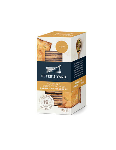 [11959] Peter's Yard Sourdough Cracker - Pumpkin & Sunflower Seed X 8 X 105g