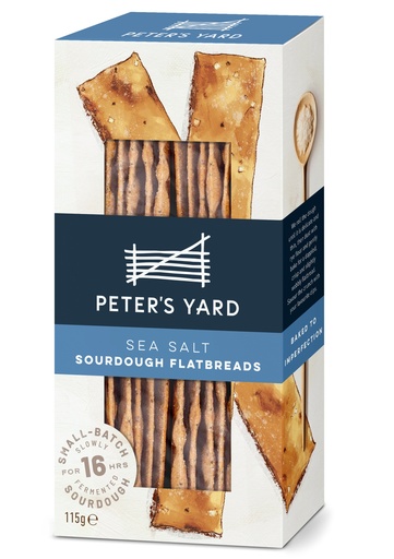 [10953] [20% OFF] Peter's Yard Sourdough Flatbreads - Sea Salt X 6 X 115g