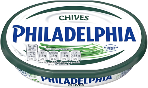 [8332] Philadelphia Spreadable - Chive 165g