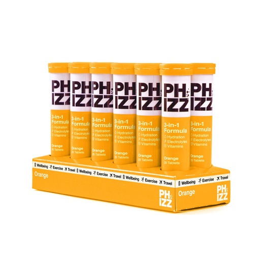 [12337] [20% OFF] Phizz 3 in 1 Vitamin Tablets - Orange X 12 X (20 X 4.5g)