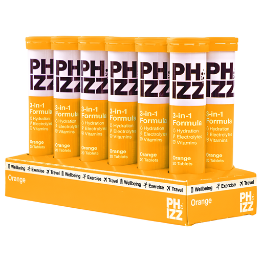 [12337] Phizz 3 in 1 Vitamin Tablets - Orange X 12 X (20 X 4.5g)