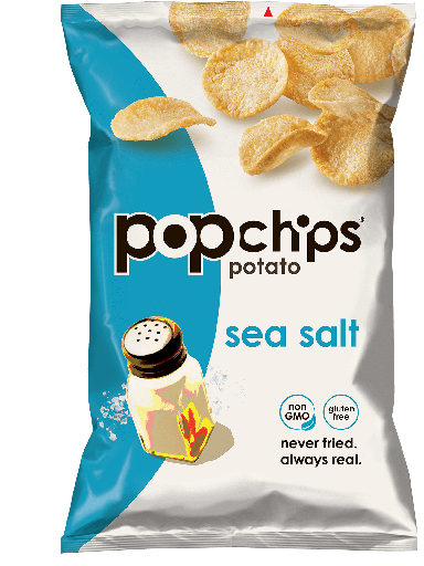 [4508] [20% OFF] PopChips - Sea Salt & Vinegar X 8 X 85g