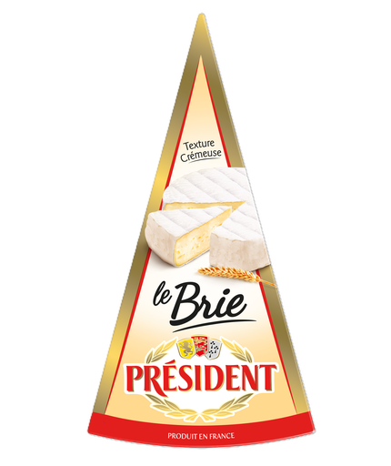[1549] President Cheese - LARGE Point De Brie 60% 200g