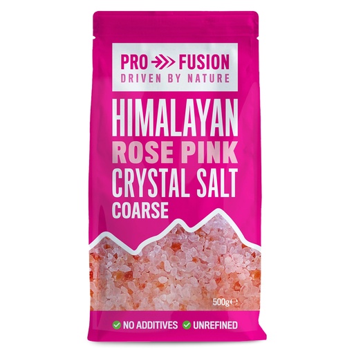 [4354] Profusion Himalayan Rose Pink Salt - Coarse 500g