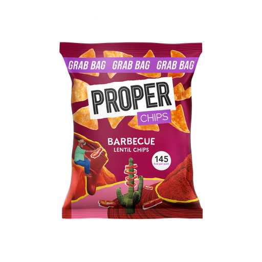 [13448] [20% OFF] [PRE-ORDER] Proper Chips - SMALL Barbecue Lentil X 30 X 31g