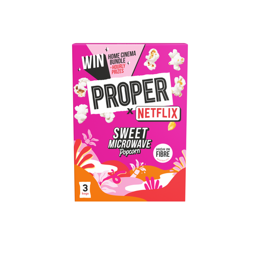 [13447] Propercorn Microwaveable Popcorn - Sweet X 5 X (3x70g)