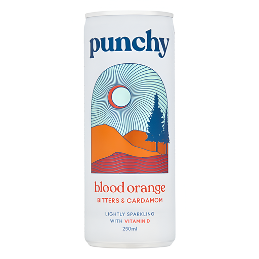 [9916] Punchy Drinks - Blood Orange, Bitters & Cardamom X 12 X 250ml
