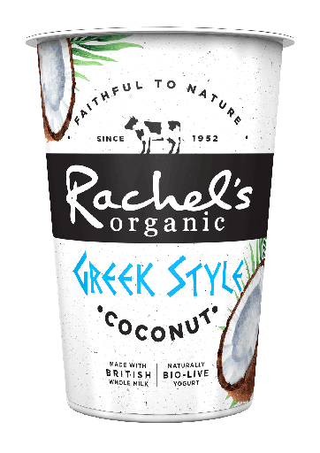 [6968] Rachels Organic Greek Style Yoghurt - LARGE Coconut 450g