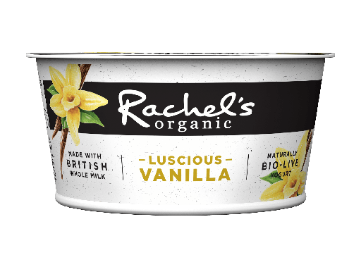 [3997] Rachels Organic  Yoghurt - SMALL Vanilla 150g