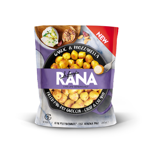 [12983] [10% OFF] Rana Fresh Filled Pan Fry Gnocchi - Garlic and Mozzarella 280g
