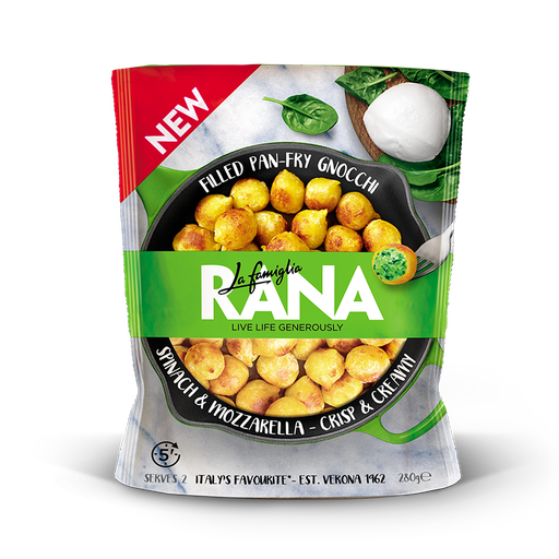 [10323] [10% OFF] Rana Fresh Filled Pan Fry Gnocchi - Spinach & Mozarella 280g