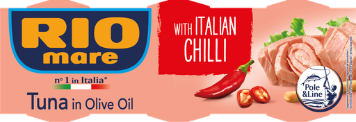 [13590] Rio Mare Canned Tuna MPK - In Olive Oil w/ Italian Chilli (3x65g)