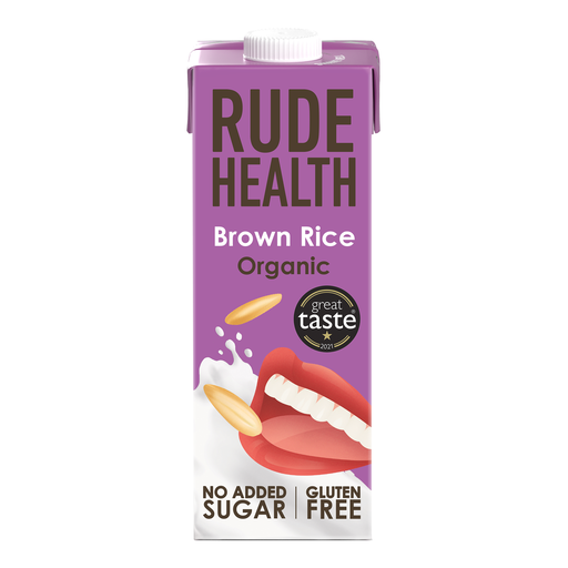 [4903] Rude Health Drinks - Organic Brown Rice X 6 X 1L