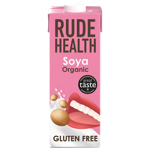 [4910] [15% OFF] Rude Health Drinks - Organic Soya X 6 X 1L