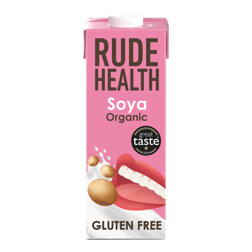 [4910] Rude Health Drinks - Organic Soya X 6 X 1L